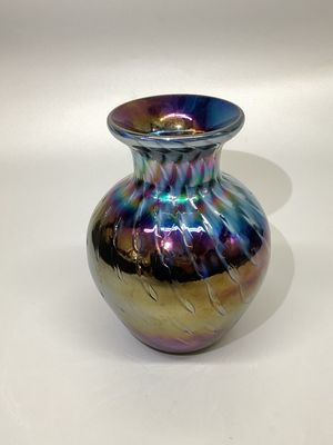 Mt St. Helen’s Glass Vase