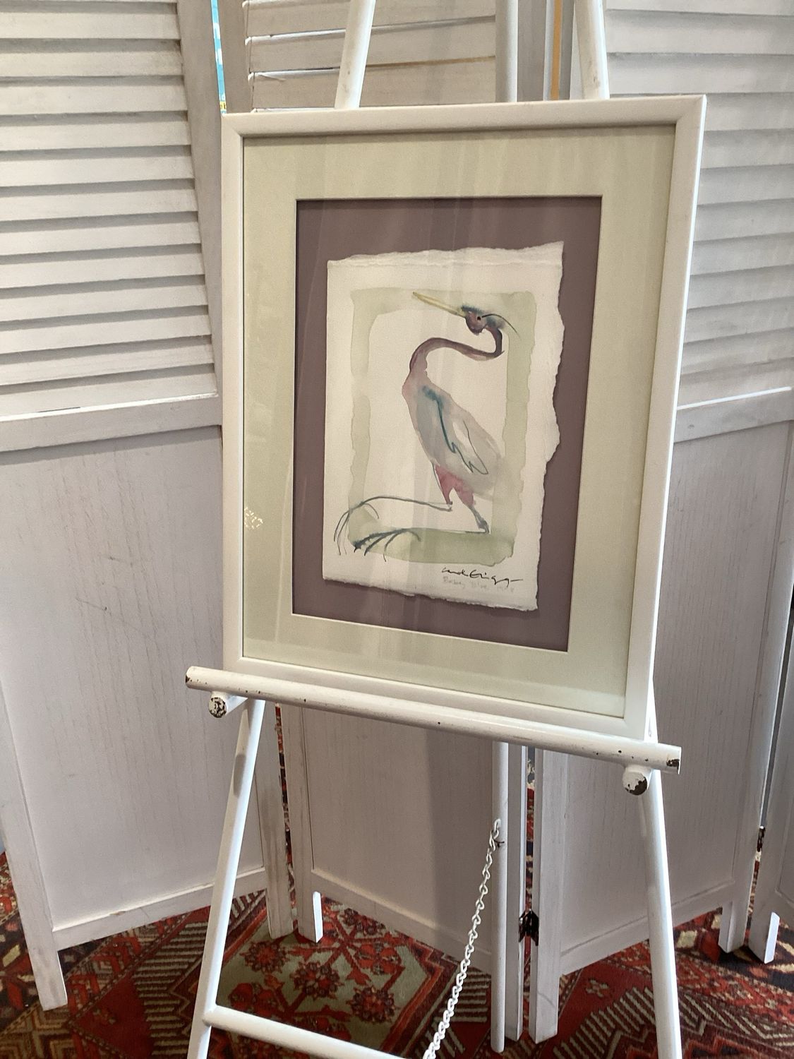 Carol Grigg &quot;Baby Blue&quot; Original Watercolor