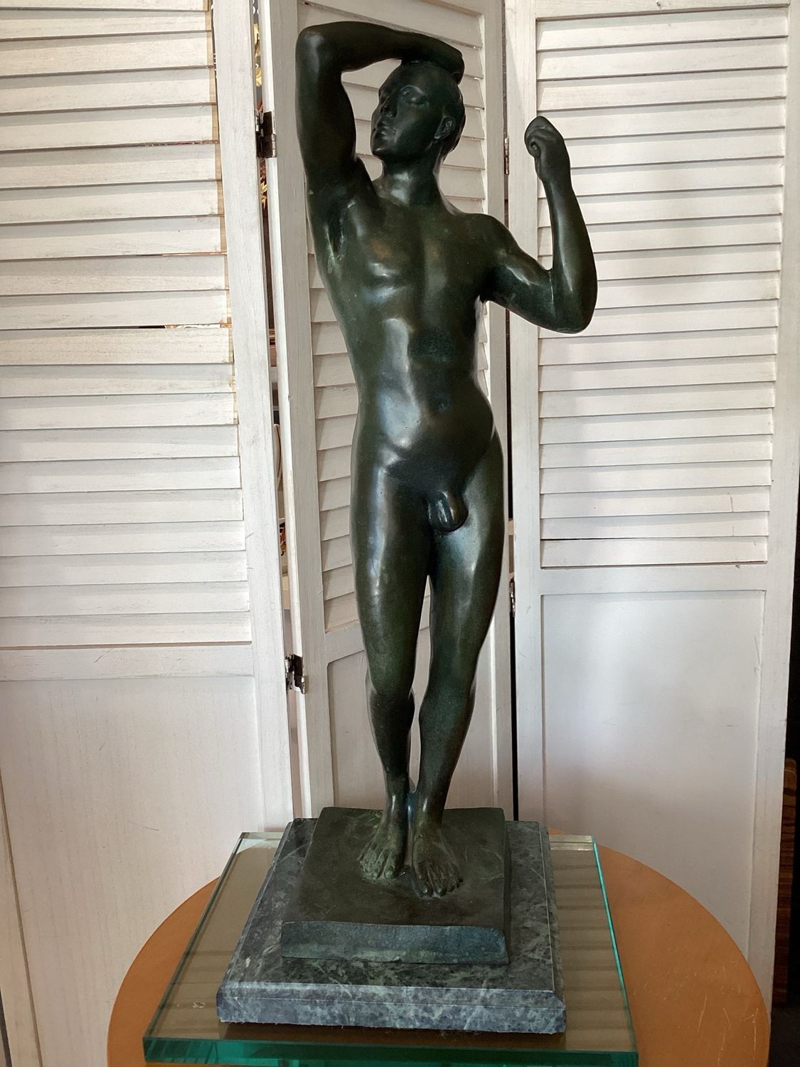 Rodin &#39;L&#39;Age d&#39;airain&#39; Cast Bronze Sculpture