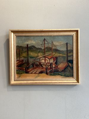 Original Nautical Oil Painting