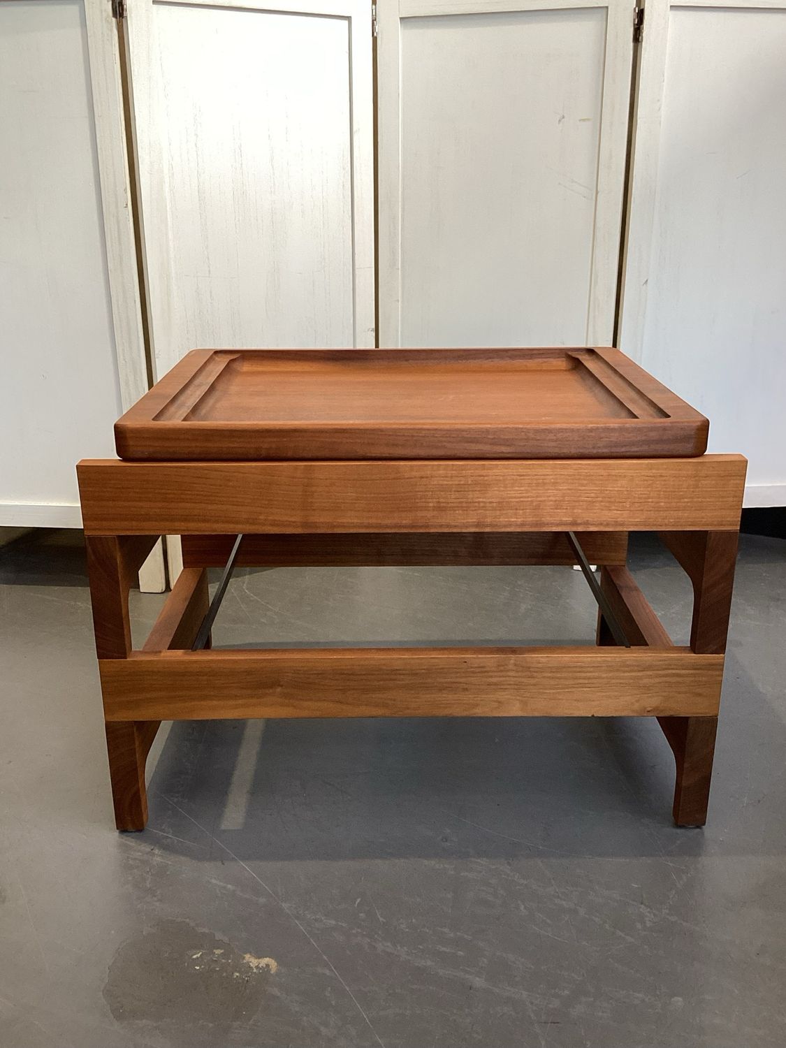 BassamFellows Tray Rack Side Table