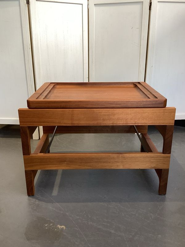 BassamFellows Tray Rack Side Table