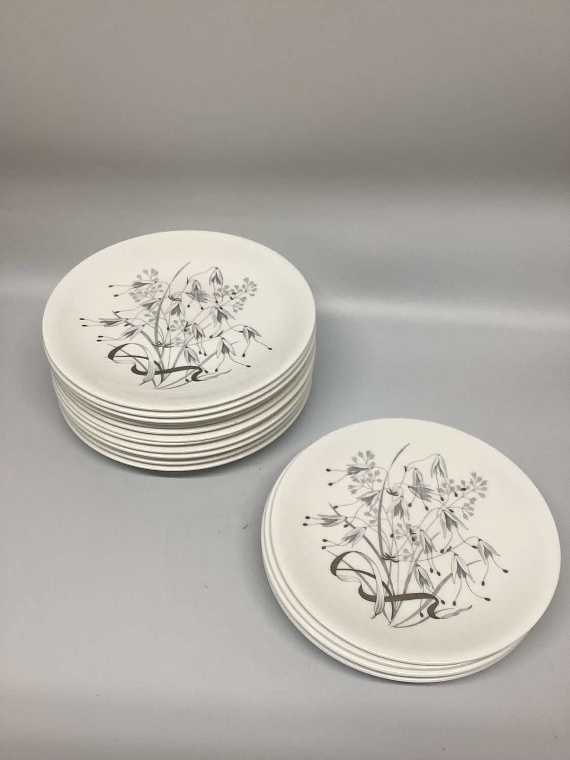 Wedgwood Bone China Plates, set of 19
