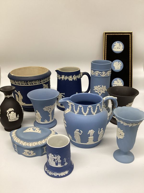 Jasperware Collection, lot of 11