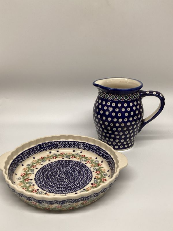 Boleslawiec Polish Hand Made Pottery, set of 2