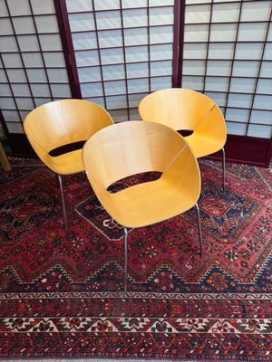Lipse Plywood Dining Chair by Wolfgang Mezger (One Available)