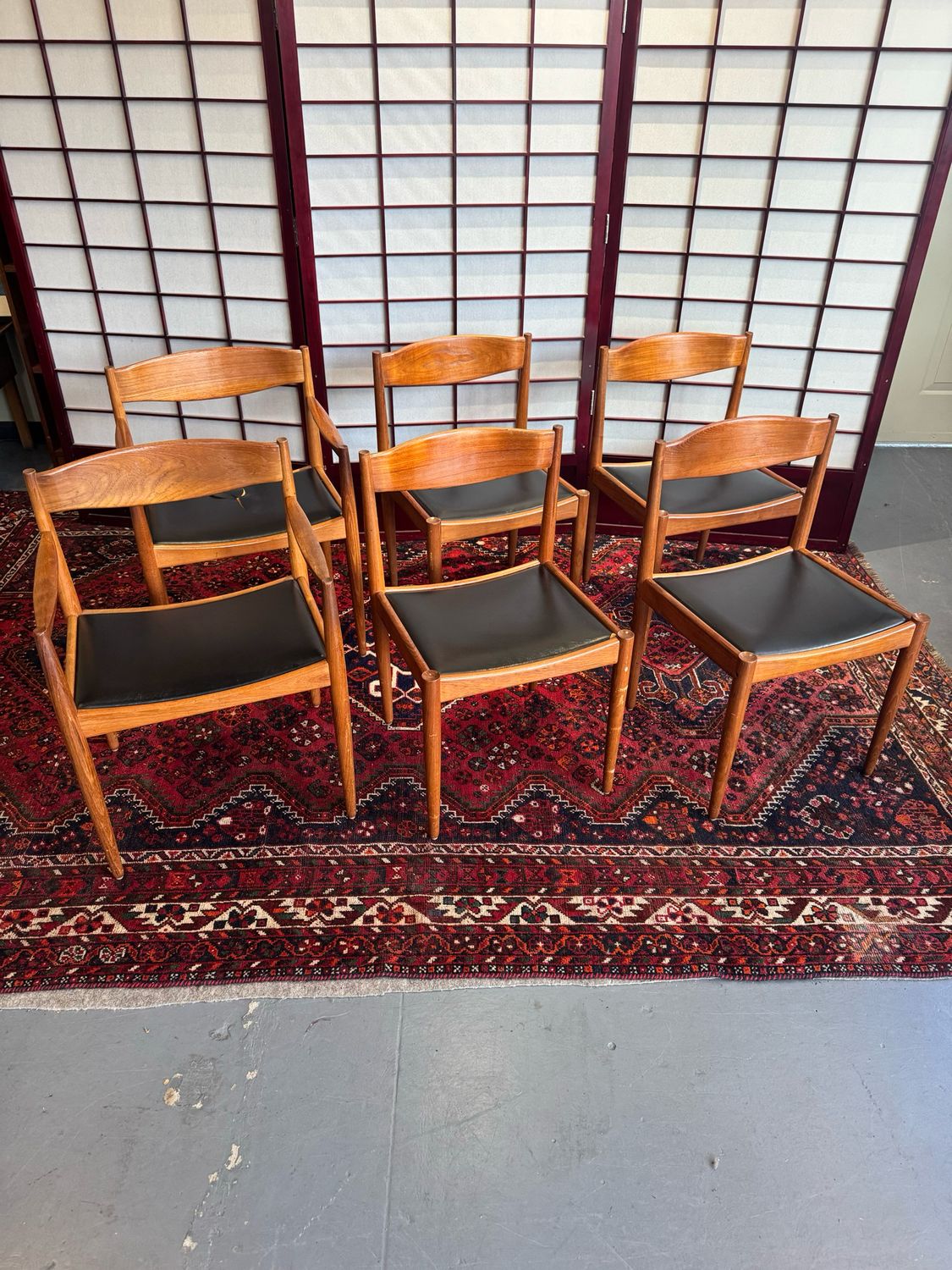 Mid Century Dining Chairs, set of 6