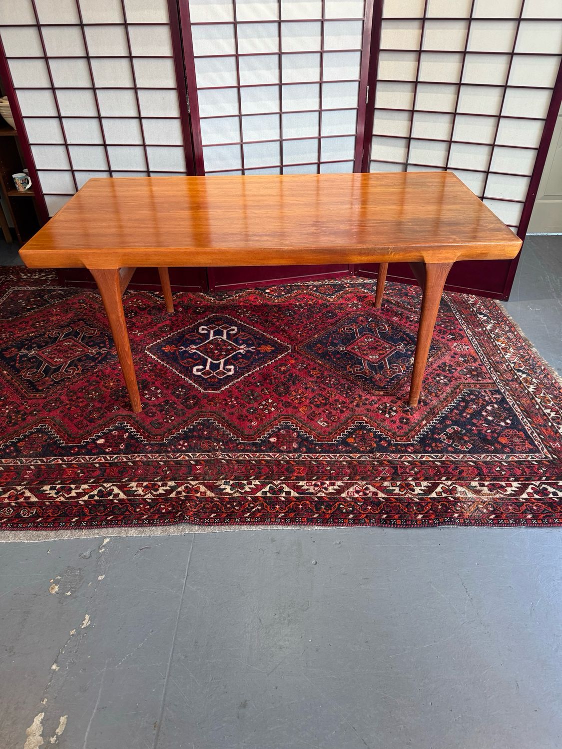 Mid Century Extending Dining Table