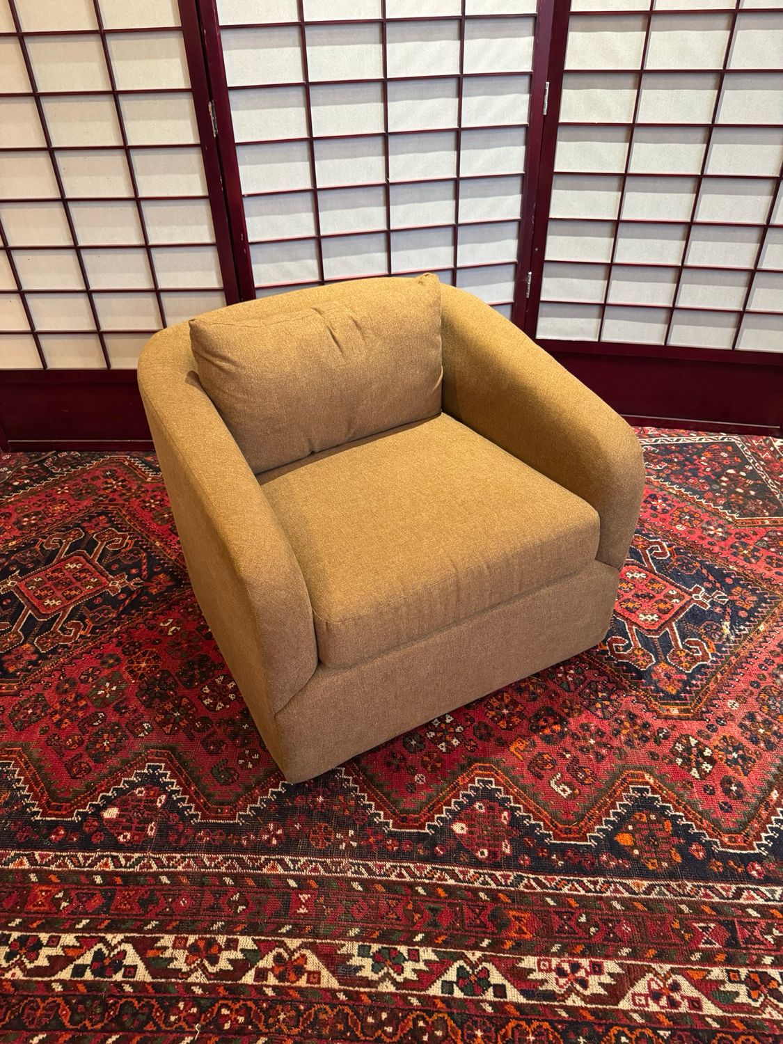 Joybird &#39;Amelia&#39; Armchair in Brown, Like New