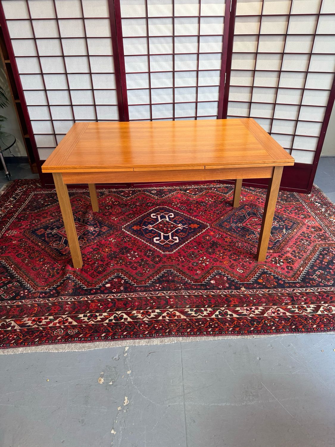 Danish Style Expanding Dining Table w/ Leaves