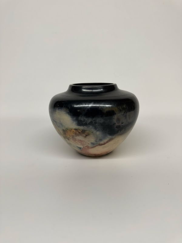 Wood Fired Ceramic Vase by Nan Moon
