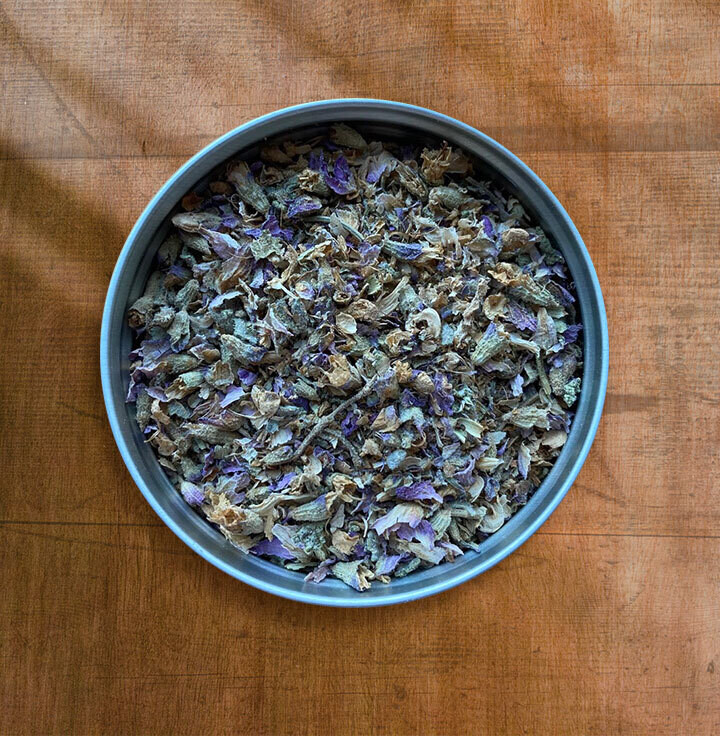 Clary Sage Leaf & Flower, organic
