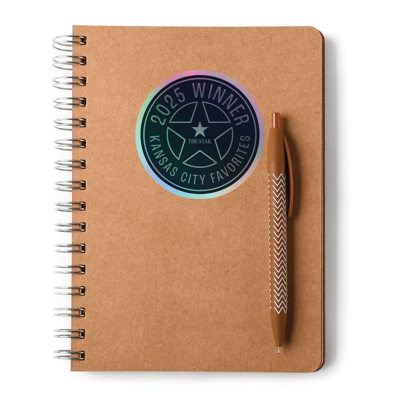 Kiss-Cut Holographic Logo Stickers