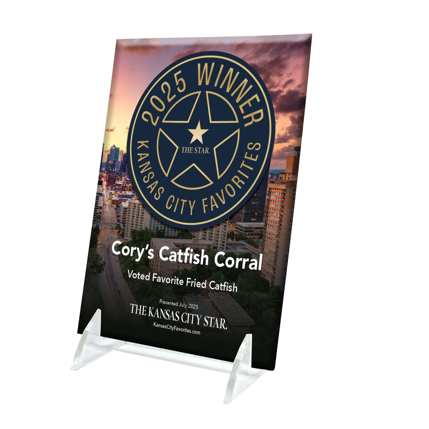 Crystal Keepsake Plaque