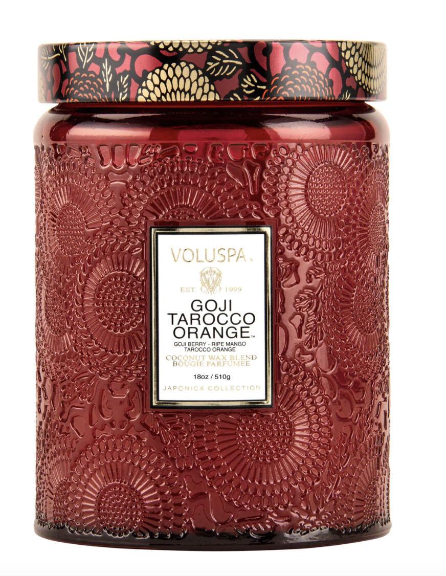 Goji Tarocco Orange Large Jar Candle