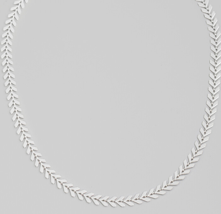 Chevron Chain Link Necklace