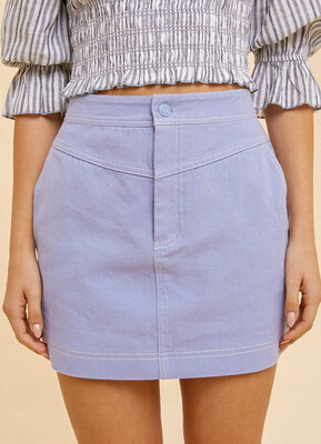 Blue Skies Mini Skirt