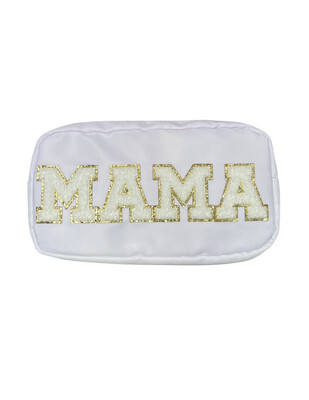 Mama Varsity Letter Pouch