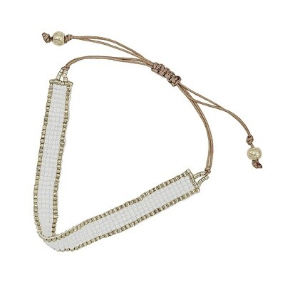 Beaded Pull String Bracelet