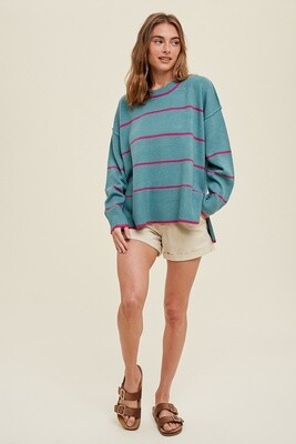 Teal My Heart Sweater