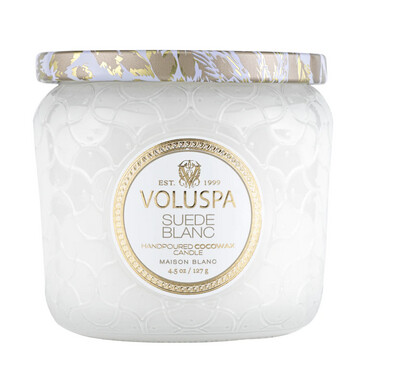 Suede Blanc Petite Jar Candle