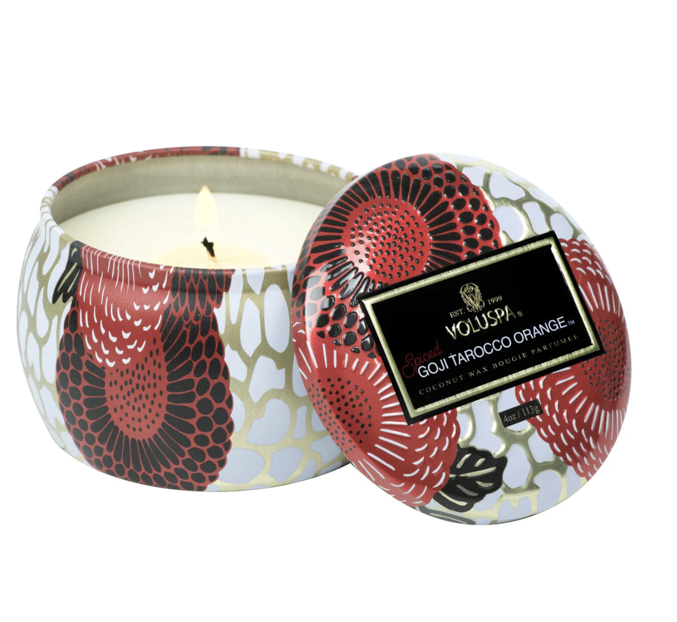 Spiced Goji Torocco Orange Mini Tin Candle