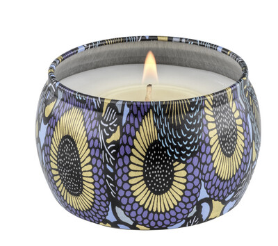 Apple Blue Clover Mini Tin Candle