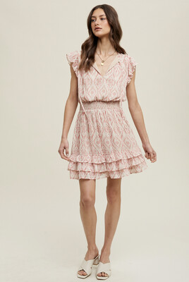 Sophia Smocked Mini Dress