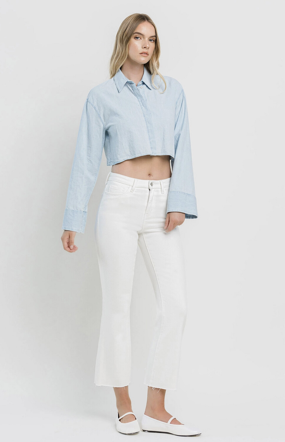 Cropped Flare Jean