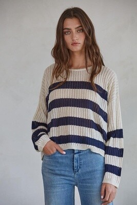 Uptown Striped Pullover
