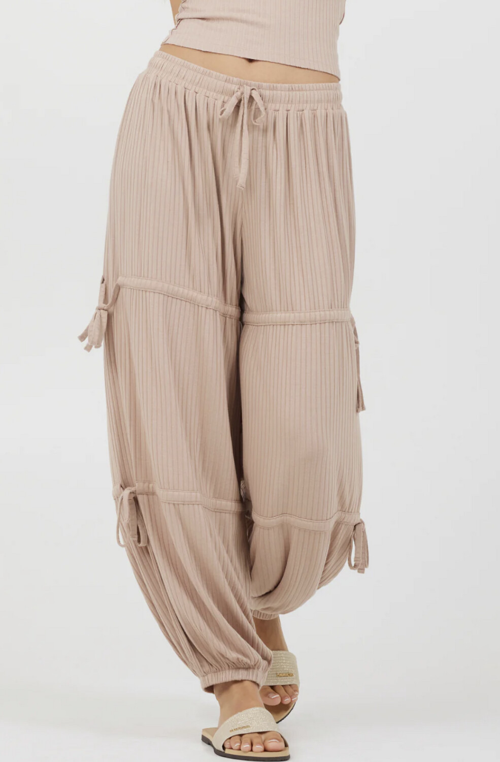 Nude Tie Pants