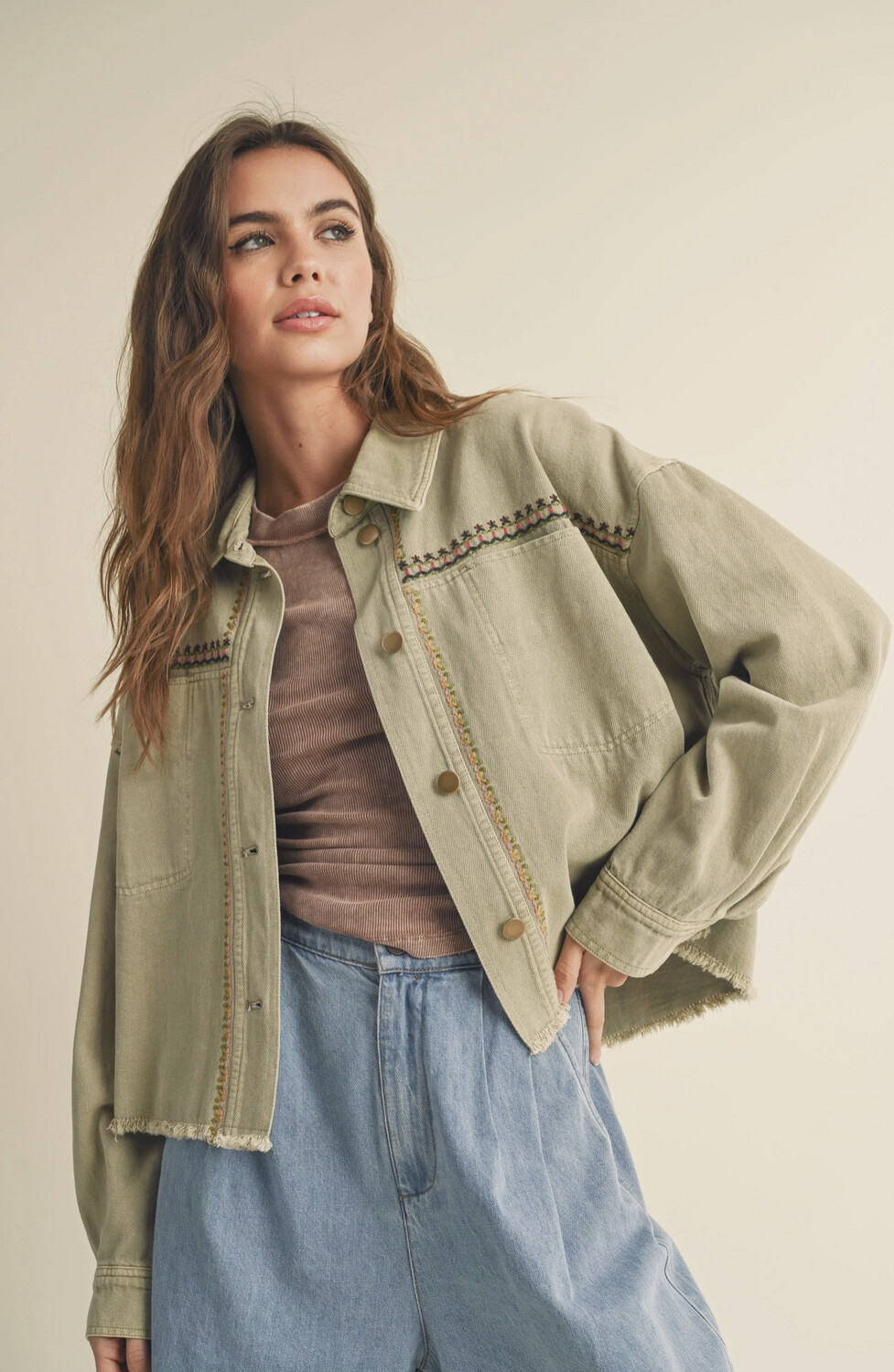 Washed Olive Jacket