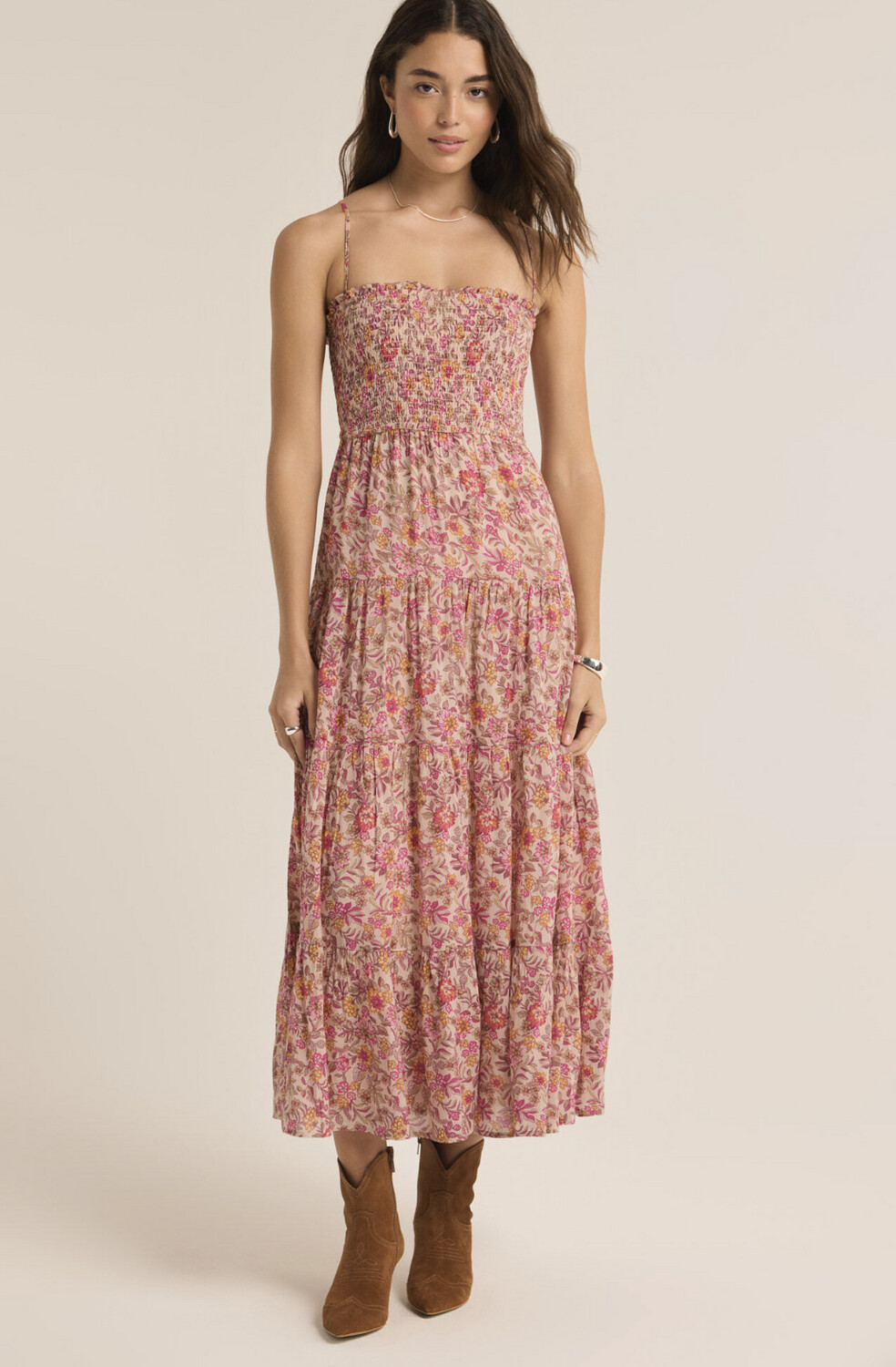 Balos Lima Floral Midi Dress
