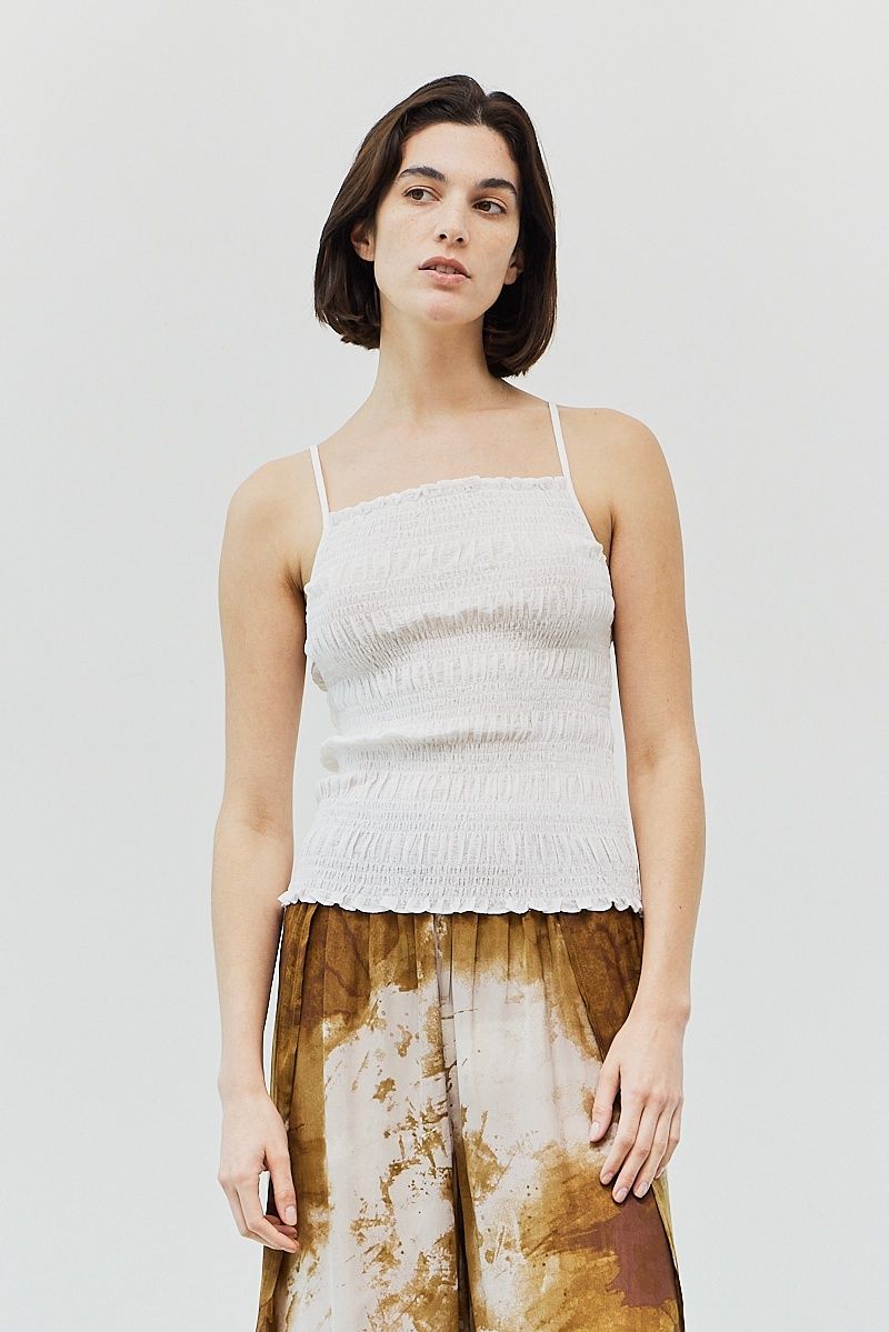 Charlie Smocked Tank