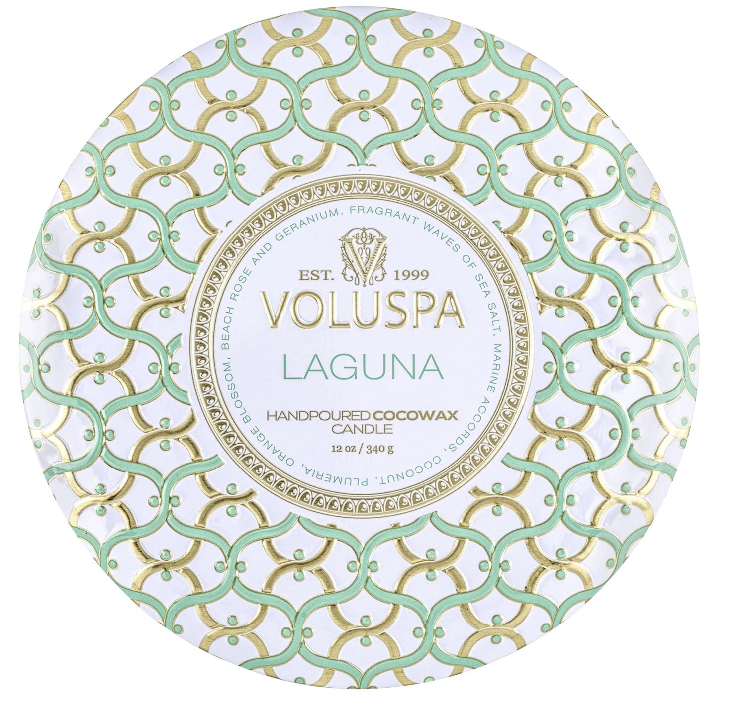 Laguna 3 Wick Tin Candle