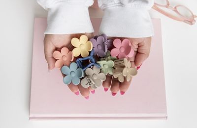 Flower Claw Clips
