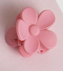 Flower Claw Clips, Colour: Pink