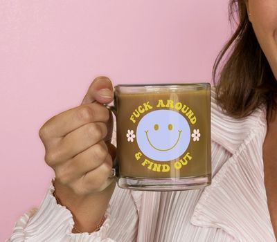Find Out Glass Mug