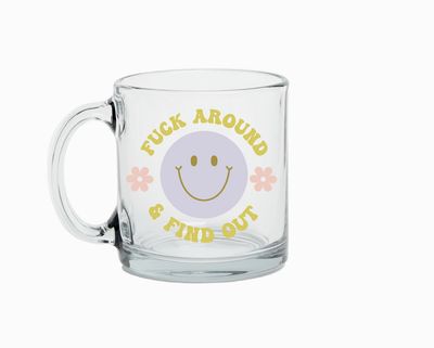 Find Out Glass Mug