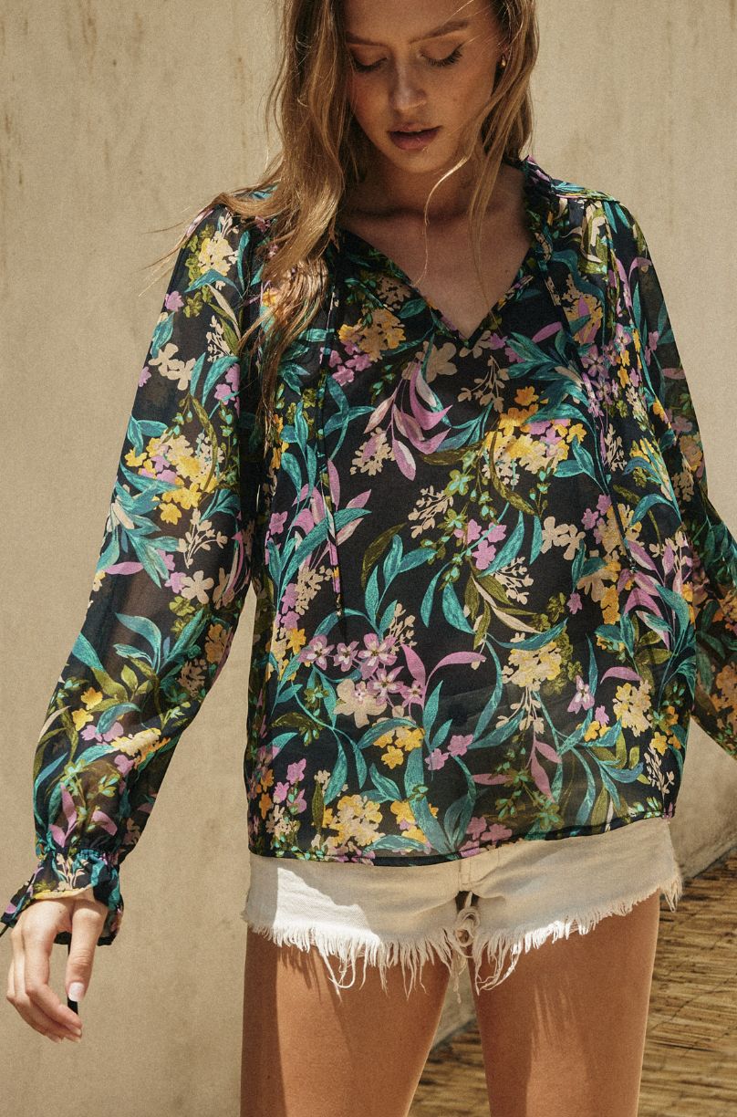Midnight Garden Blouse
