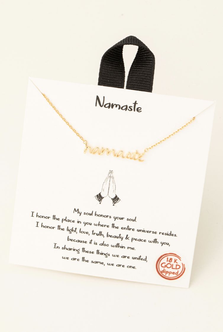 Namaste Necklace