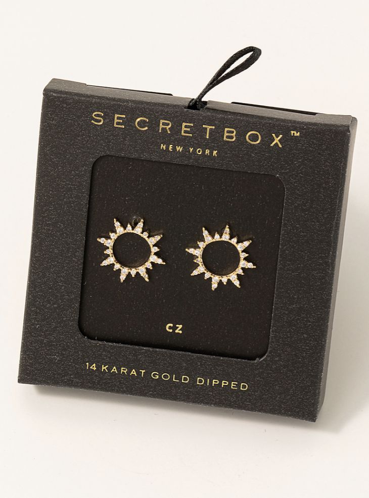 Sparkly Sun Studs