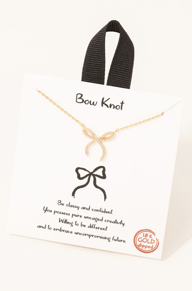 Bow Knot Necklace