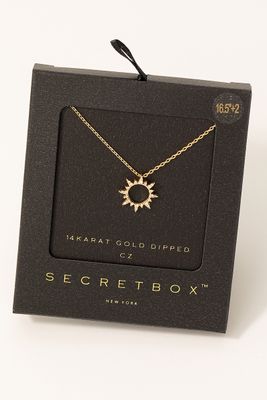Sparkly Sun Necklace