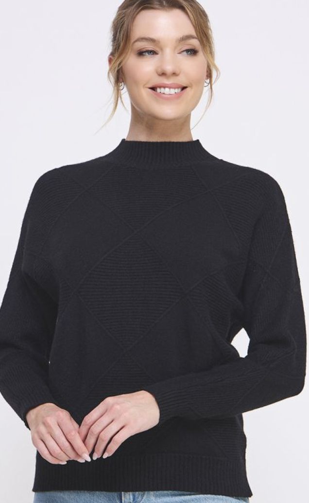 Trish Mock Neck Sweater