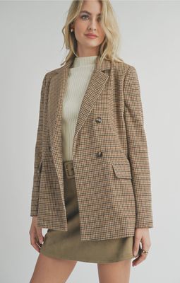 Nicola Houndstooth Blazer