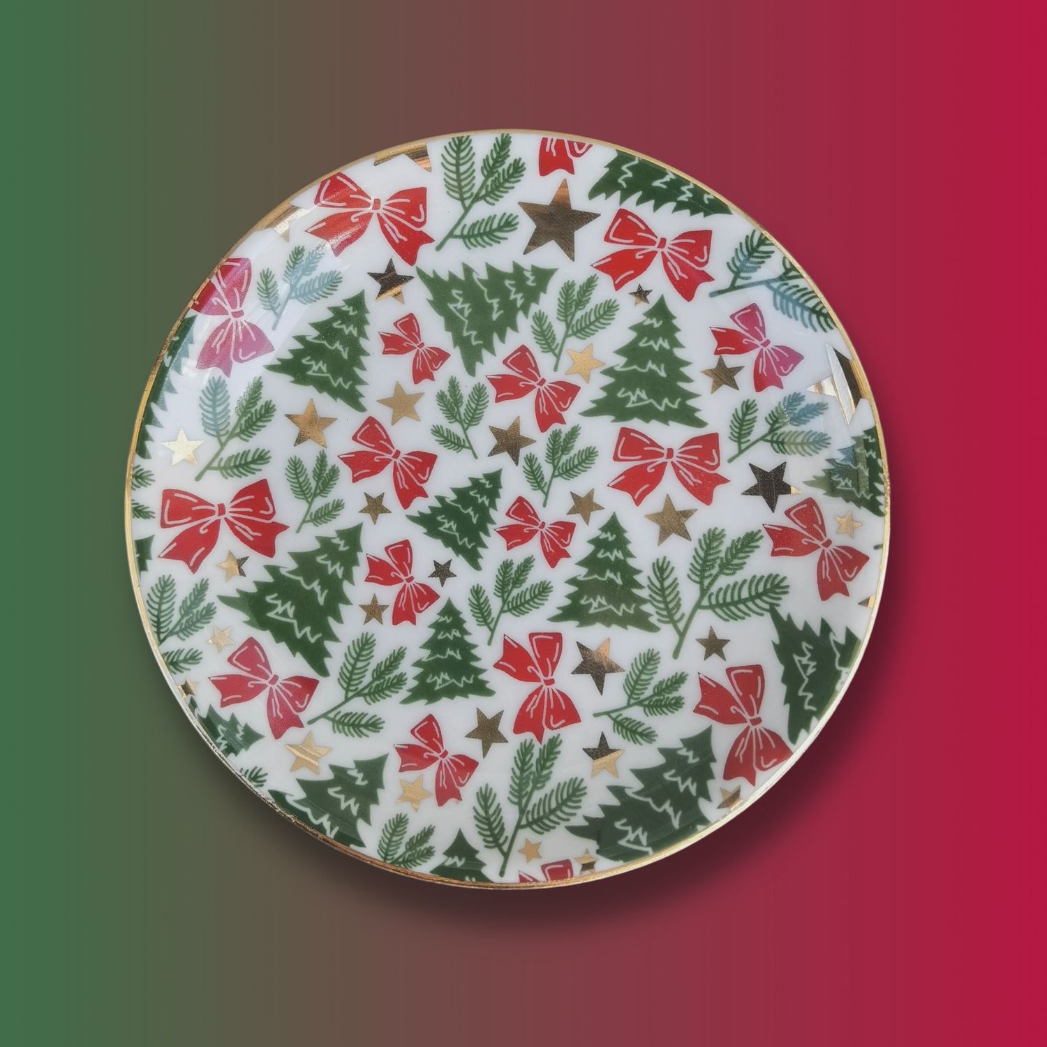 Bow Tree Star Trinket Tray