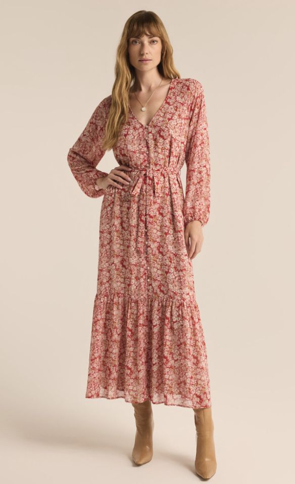 Della Floral Print Dress