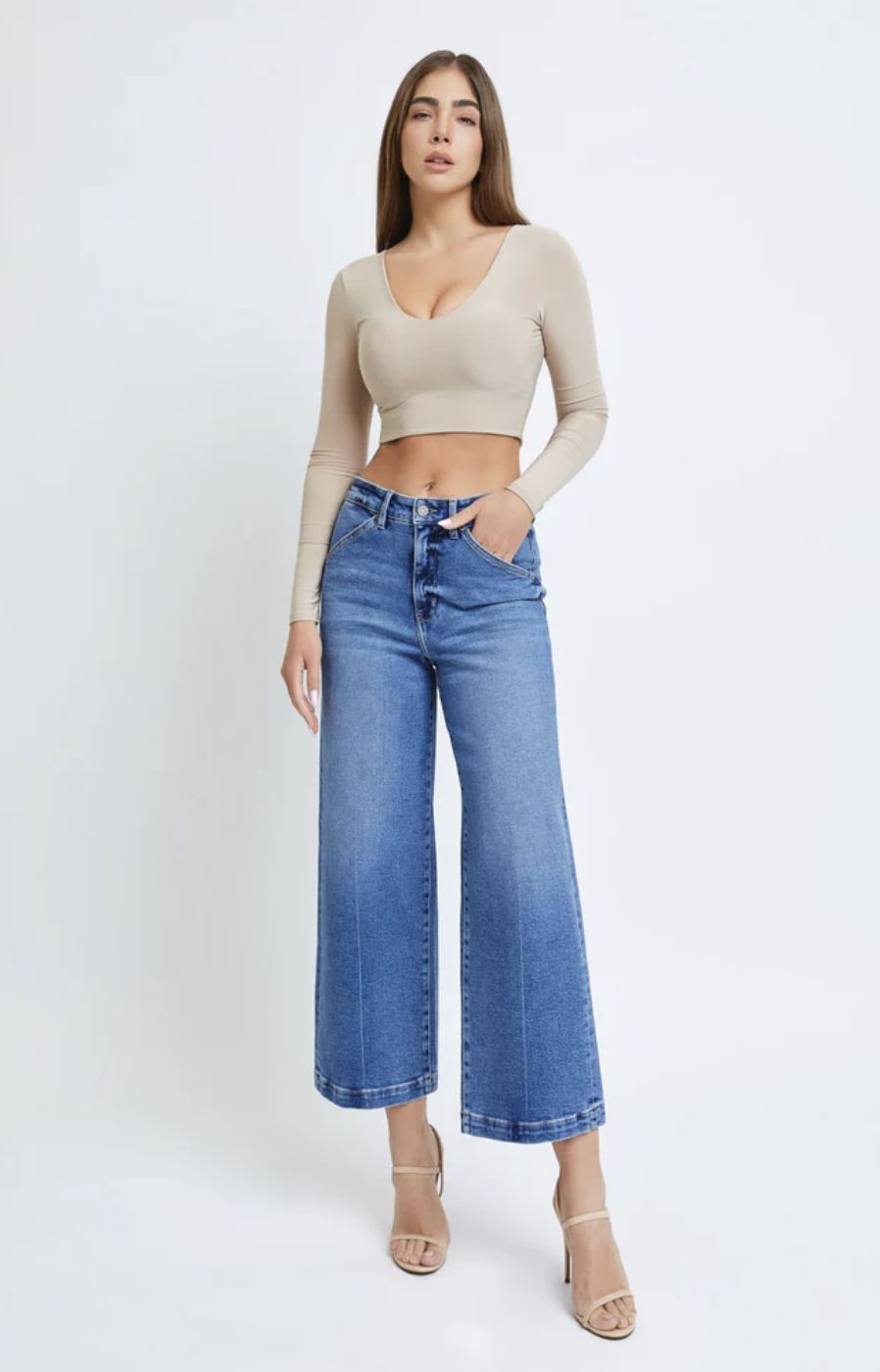 Dark Blue Wide Leg Nori