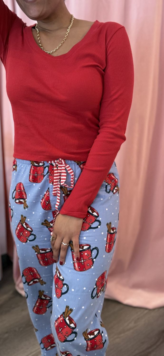 Hot Cocoa Pj Pants